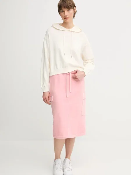 Спідниця United Colors of Benetton mini пряма рожевий