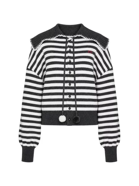 Gulerat cardigan Renli Su gri