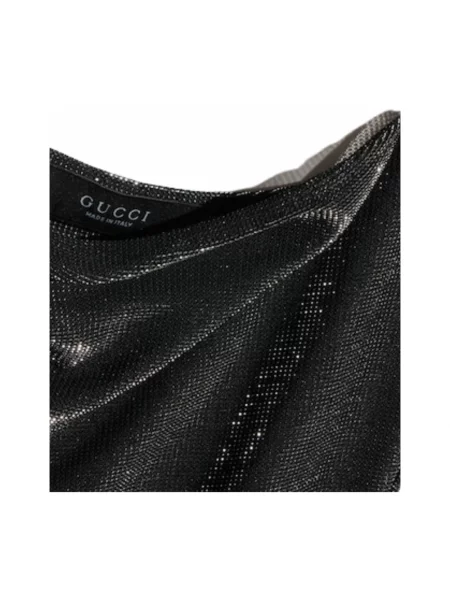 Top Gucci z dżerseju czarny