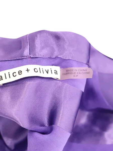 Bluză Alice + Olivia fără mâneci violet