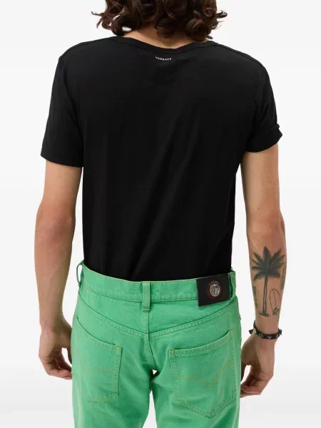 Tricou Versace din jerseu negru