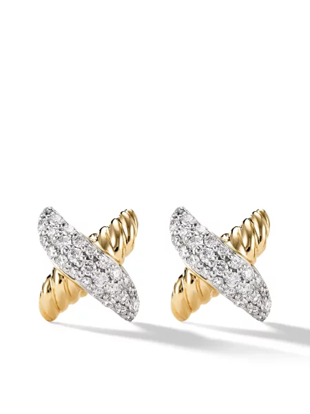 Cercei David Yurman galben