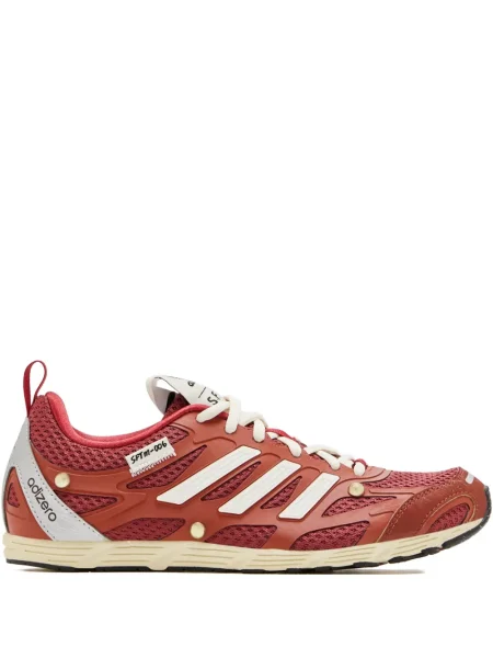 Prugaste tenisice Adidas Adizero s vezicama od brušene kože crna