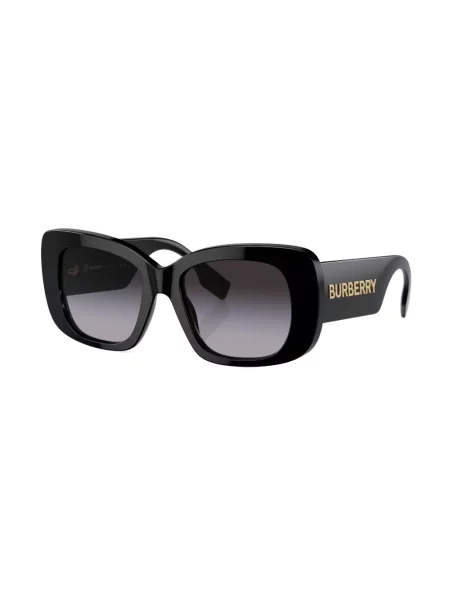Raštuotos saulės akiniai Burberry Eyewear juoda