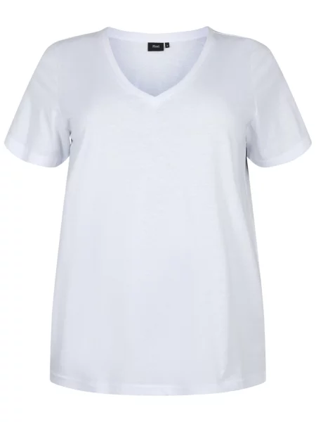 Zizzi Tricou Mkatja' alb