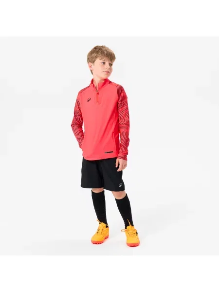 Bluza piłkarska krótki dla dzieci Kipsta Viralto Wavy Club różowa