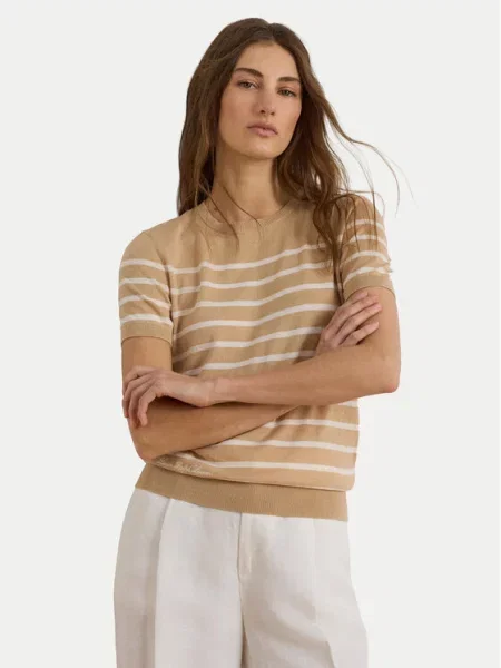 LAUREN RALPH LAUREN Marškinėliai Eyelah smėlio