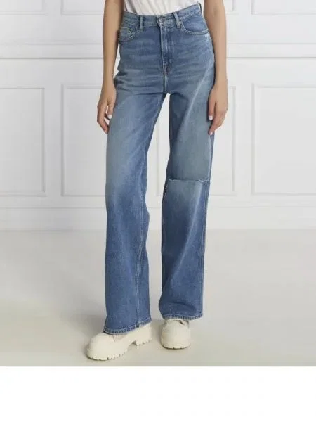 Tommy Jeans Farmer CLAIRE | high rise kék