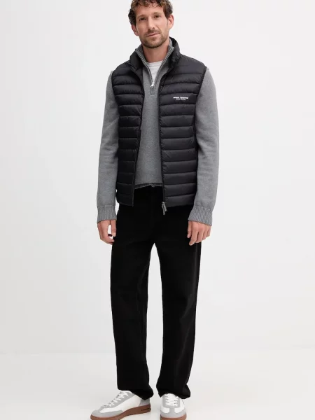 Пухова безрукавка Armani Exchange зимова чорний