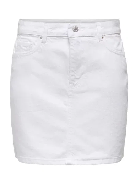 ONLY Fustă ONLStella denim alb