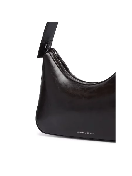 Rankinė Armani Exchange Tamsiai ruda