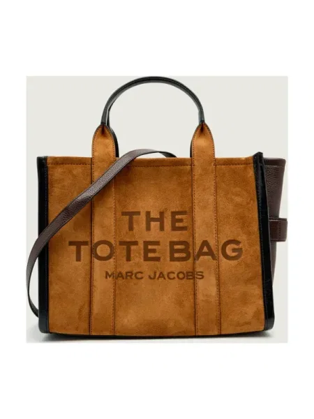 Marc Jacobs Geantă shopper The Suede Medium Tote Bag | piele întoarsă maro