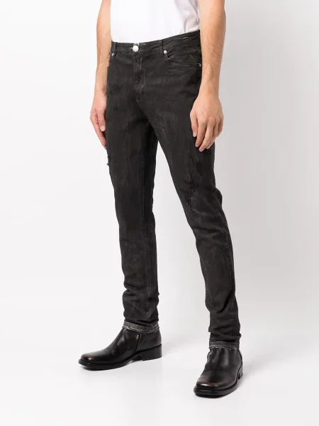 Skinny jeansy skinny God's Masterful Children czarne