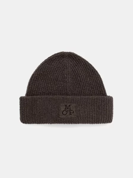 Marc O'Polo beanie pentru bărbați cu amestec de lână gri