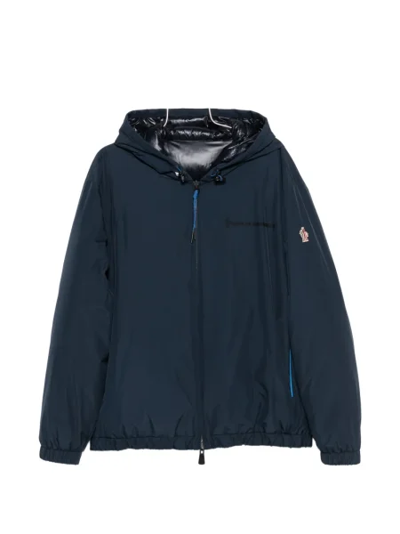 Яке Moncler Grenoble с качулка синьо