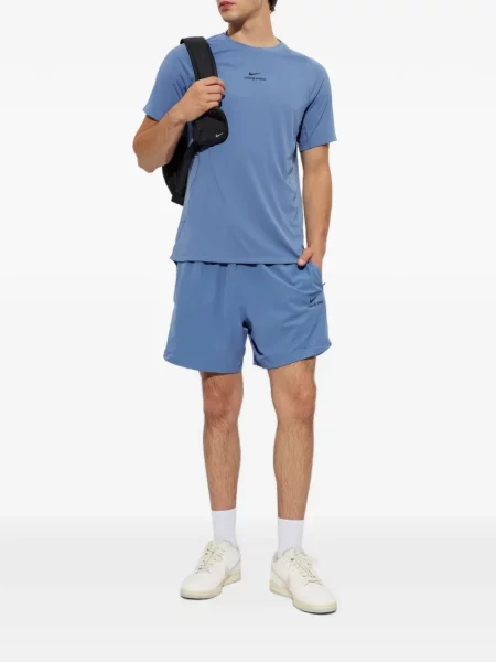 Γυμναστήριο fleece ρετρό σορτς Nike μπλε