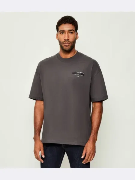 All Saints Tricou REDACT | Oversize fit gri