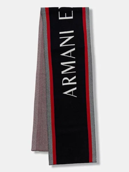 Armani Exchange Šal z dodatkom volne modra