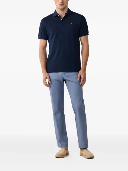 Cu centură pantaloni Hackett London albastru
