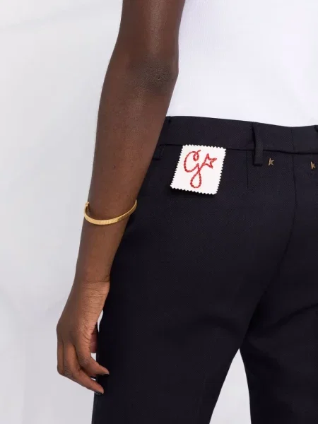 Kalhoty Golden Goose modré