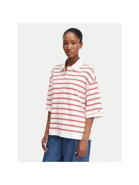 Tommy Hilfiger Polo Έγχρωμο Oversize