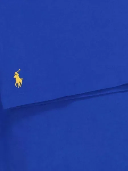Поло тениска Polo Ralph Lauren с принт черно