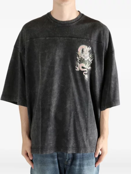 Tricou D-r-g-n cu imagine gri