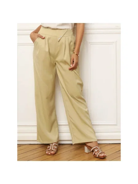 Pantaloni La Modeuse galben
