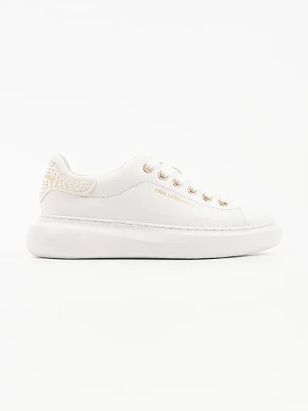 Karl Lagerfeld Kore sneakers pentru femei din piele alb