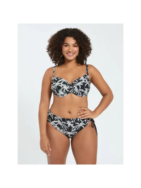 Bikini Fiorella Rubino w tropikalny nadruk czarne