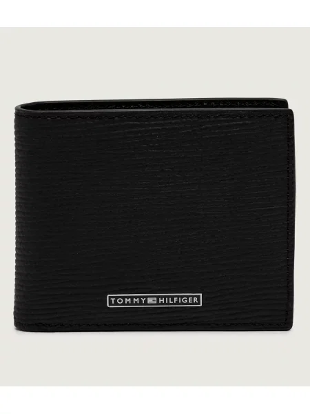 Tommy Hilfiger Pénztárca Th Business Saffi Mini Cc Wallet fekete