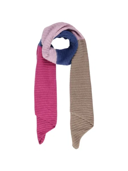 Fular Pieces cu dungi albastru