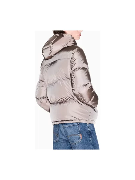 Kurtka puchowa Armani Exchange beżowa