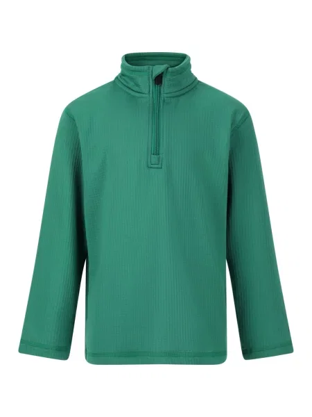 Hanorac cu fermoar copii Zigzag verde