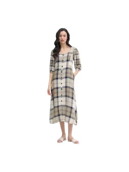 Lniana sukienka Barbour