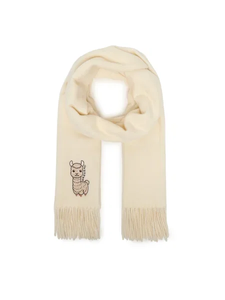 Šal Weekend Max Mara Fascia Écru