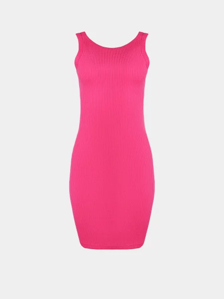 Braska Сукня міні Бавовна/поліестер фуксія