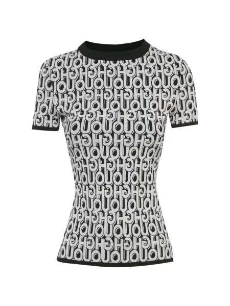 Pulover Boss cu autograf negru