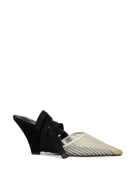 Espadrile Jacquemus cu dungi negru