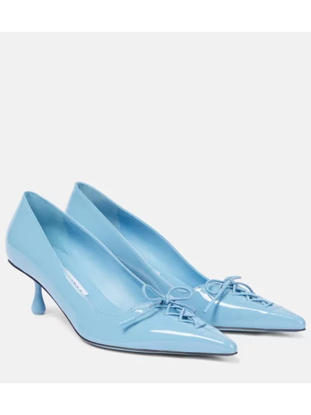 Usnjene lakirane salonarji Jimmy Choo modra