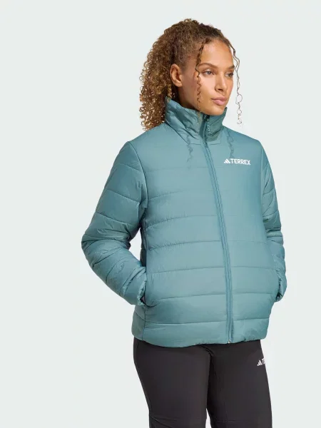 Демисезонная куртка Adidas зеленая