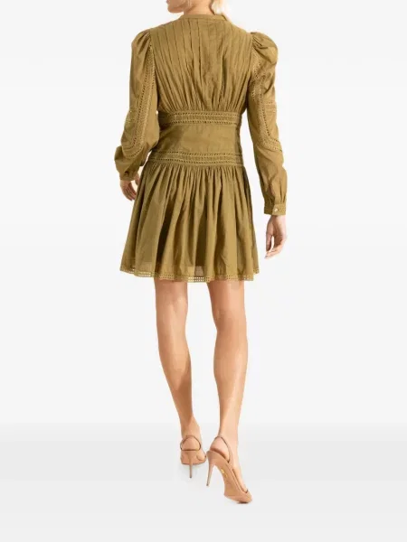 Rochie mini Ulla Johnson din dantelă verde