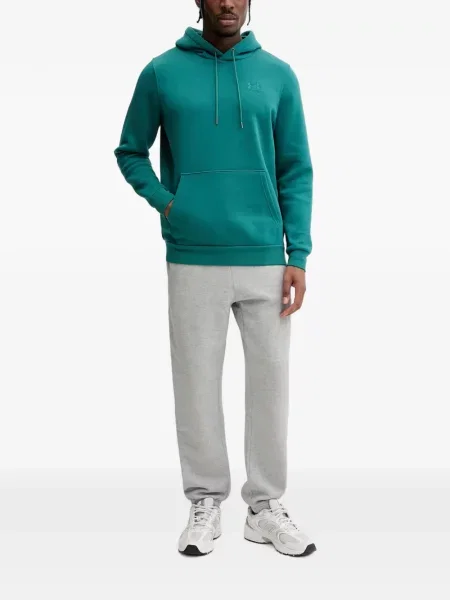Hanorac cu glugă Under Armour cu broderie verde