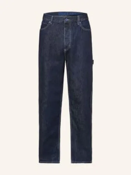 Hugo Džíny Carpenter Baggy Fit dark blue modré