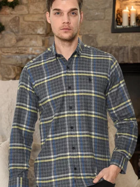 Cămașă Dewberry gri