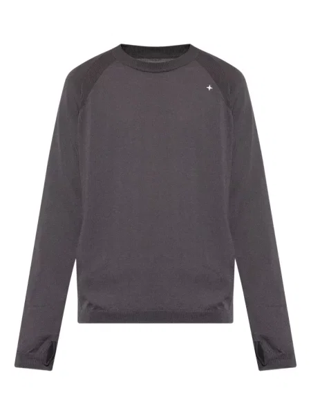 Пуловер Stone Island камъни сиво