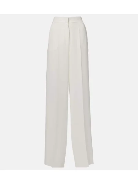 Pantaloni Max Mara cu talie înaltă negru