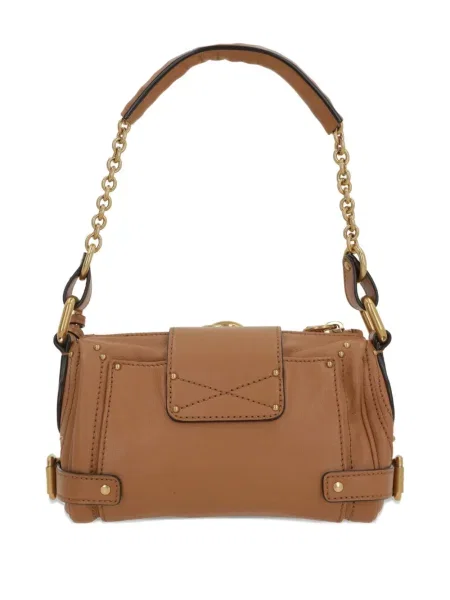 Geanta de piele Chloé din piele maro