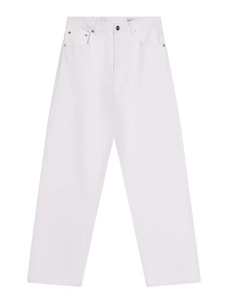 Bershka Kavbojke denim bel