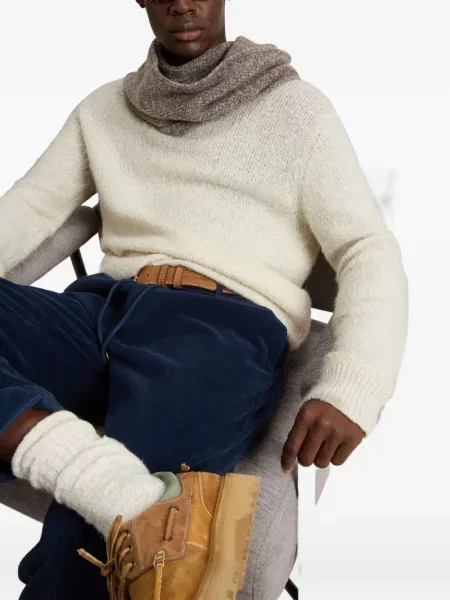Pulover Woolrich cu decolteu rotund